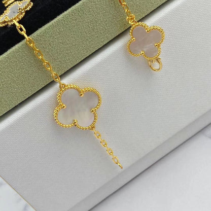 [Elowen Jewels]MAGIC CLOVER MOP GOLD BRACELET 5 MOTIFS