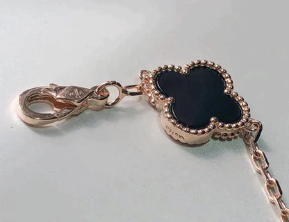 [Elowen Jewels]CLOVER 5 MOTIFS MULTICOLOR BRACELET