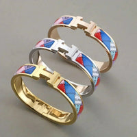 [Elowen Jewel]H BRACELET DOTTED BORDER 12MM