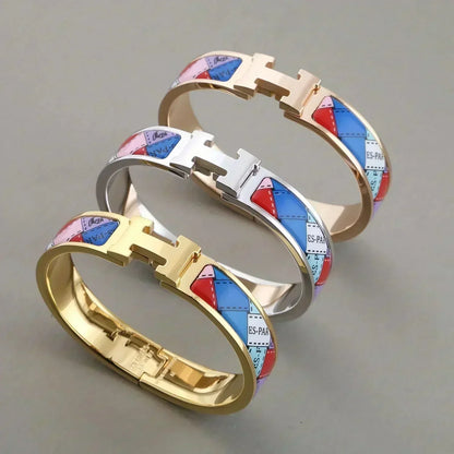 [Elowen Jewels]H BRACELET DOTTED BORDER 12MM