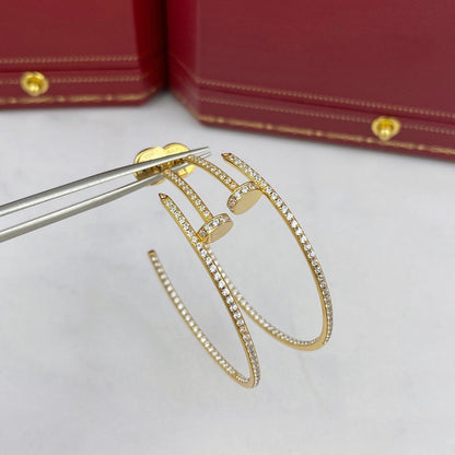 [Elowen Jewels]JUSTE EARRINGS FULL DIAMONDS 1.8MM