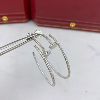 [Elowen Jewels]JUSTE EARRINGS FULL DIAMONDS 1.8MM