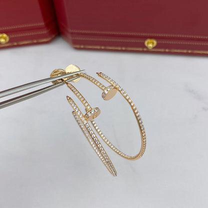 [Elowen Jewels]JUSTE EARRINGS FULL DIAMONDS 1.8MM