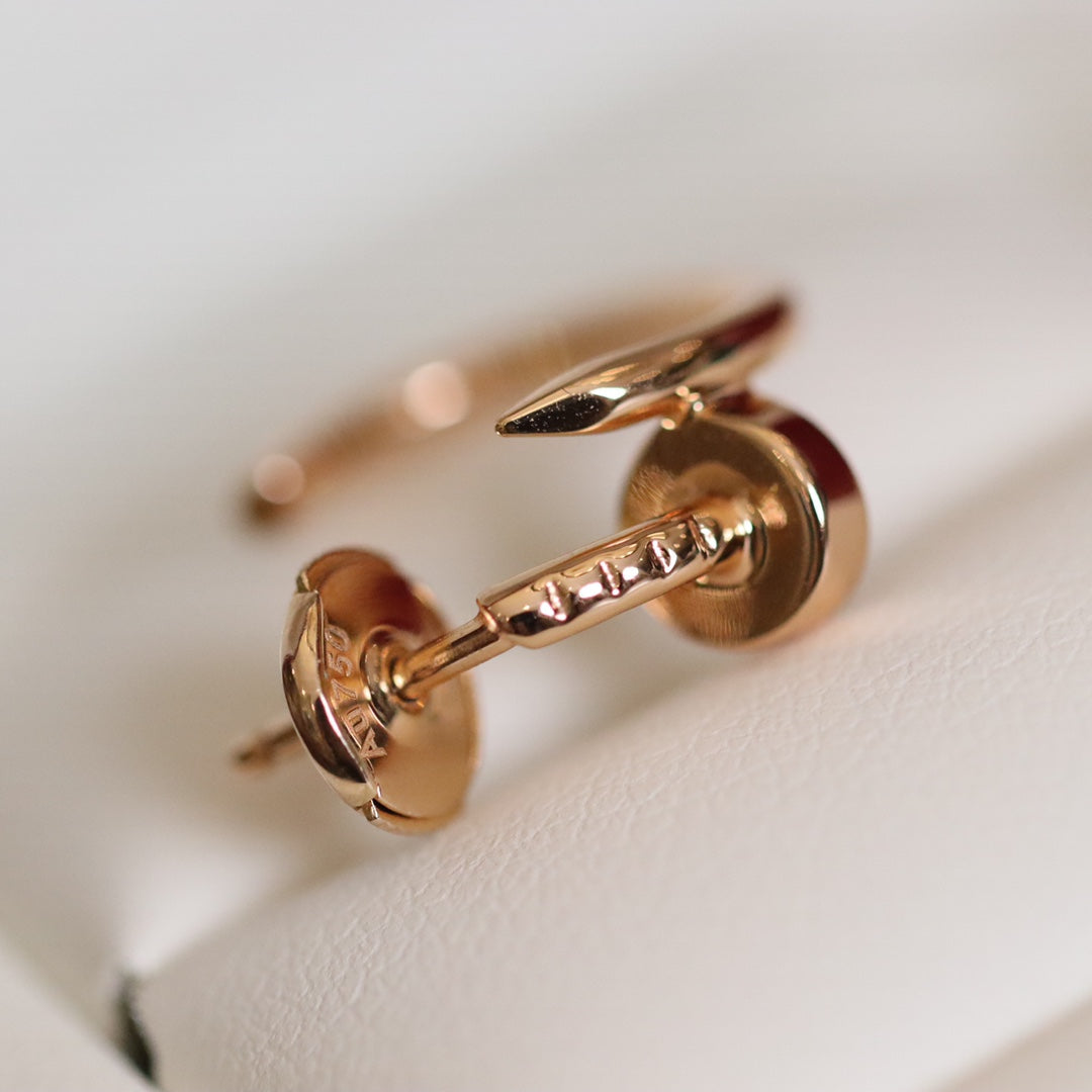 [Elowen Jewels]JUSTE EARRINGS PINK GOLD