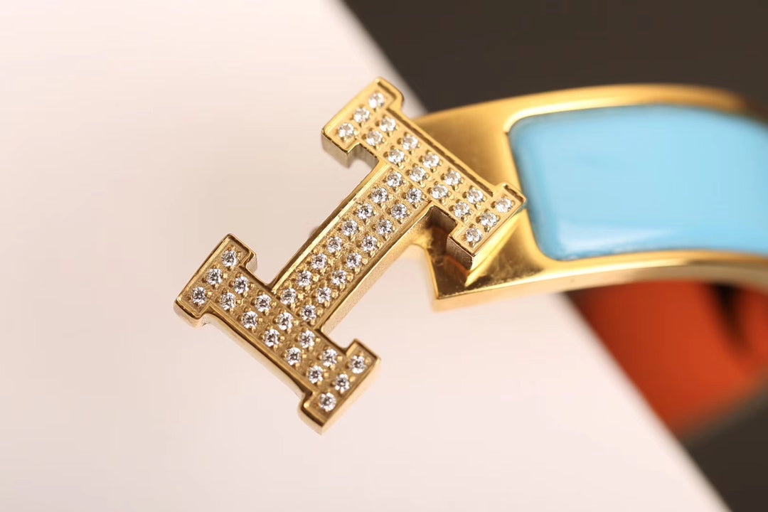 [Elowen Jewels]H CLOUD BLUE BRACELET GOLD DIAMOND