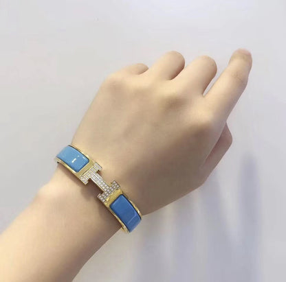 [Elowen Jewels]H CLOUD BLUE BRACELET GOLD DIAMOND