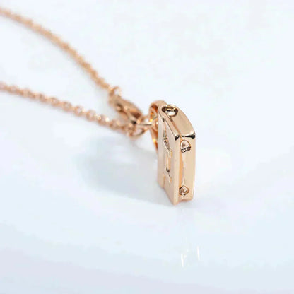 [Elowen Jewels]AMULETTE PEDANT ROSE GOLD NECKLACE