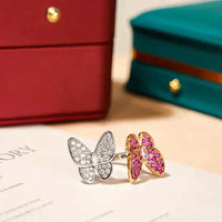 [Elowen Jewel]TWIN BUTTERFLY DIAMOND RING