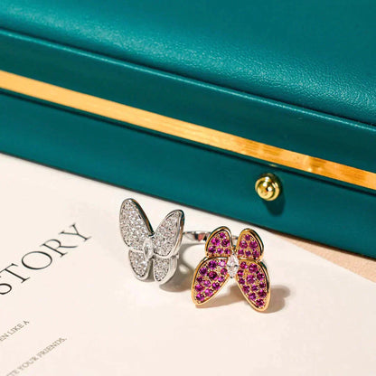 [Elowen Jewels]TWIN BUTTERFLY DIAMOND RING