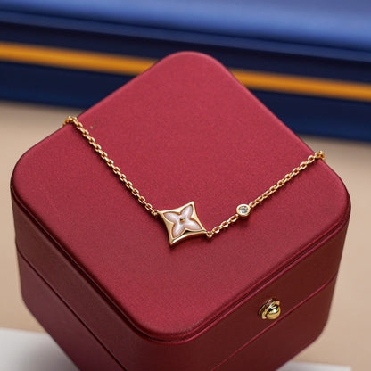 [Elowen Jewels]STAR 1 DIAMOND PINK GOLD BRACELET