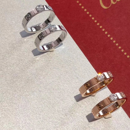 [Elowen Jewels]LOVE RING 3.6MM 1 BIG DIAMOND
