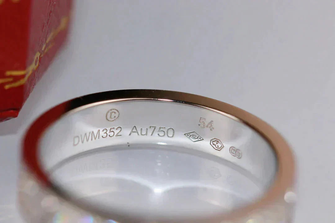 [Elowen Jewels]LOVE RING 3.6MM DIAMOND PAVED
