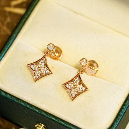[Elowen Jewels]STAR DIAMONDS EARRINGS GOLD