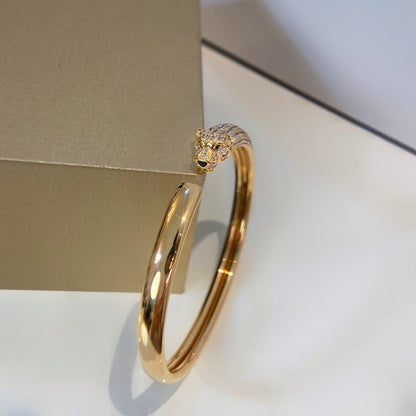 [Elowen Jewels]PANTHERE GOLD DIAMOND OPEN BRACELET