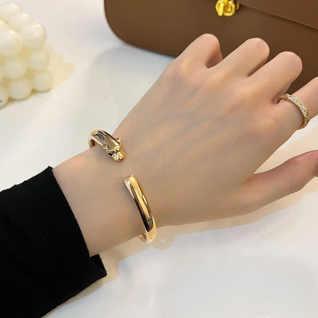 [Elowen Jewels]PANTHERE GOLD OPEN BRACELET