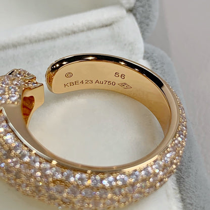 [Elowen Jewels]PANTHERE PINK GOLD DIAMOND RING