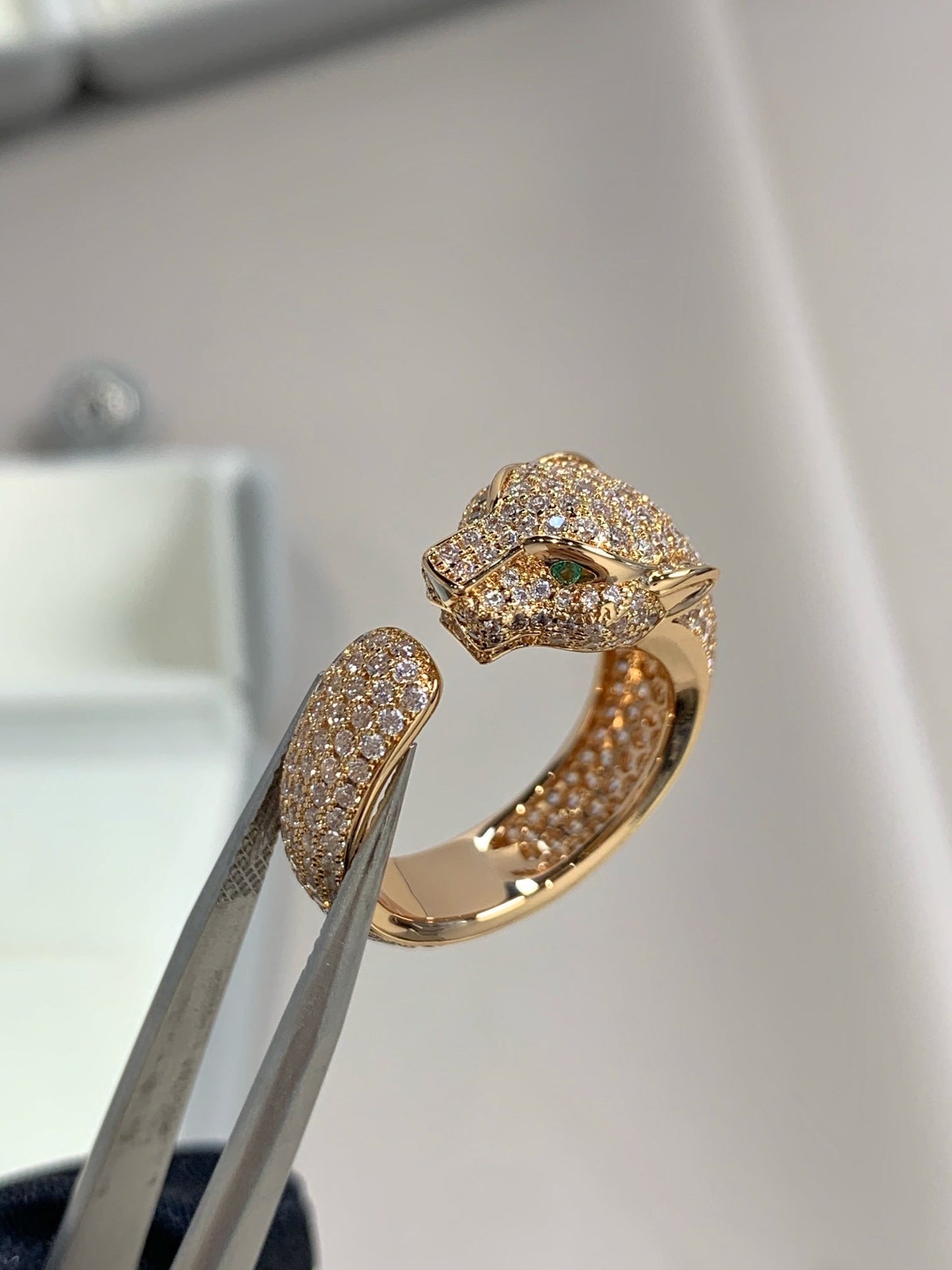 [Elowen Jewels]PANTHERE PINK GOLD DIAMOND RING