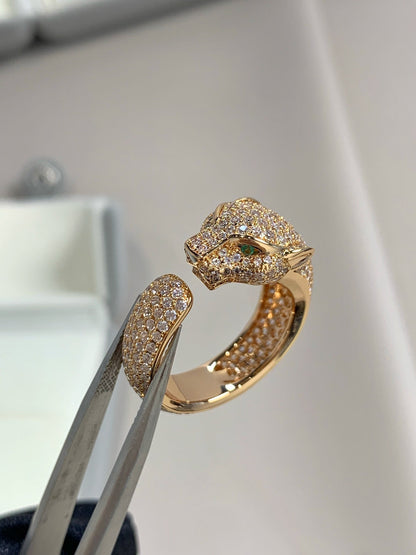 [Elowen Jewels]PANTHERE PINK GOLD DIAMOND RING