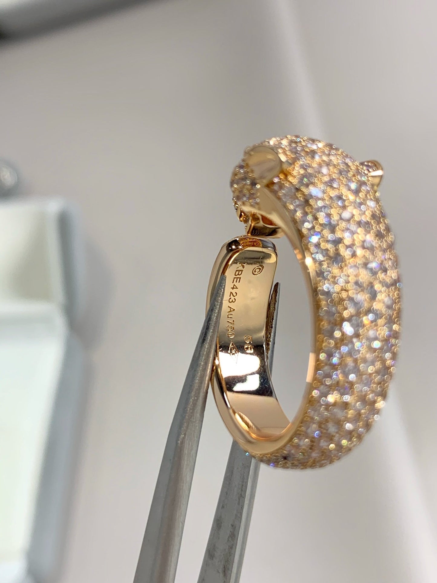 [Elowen Jewels]PANTHERE PINK GOLD DIAMOND RING