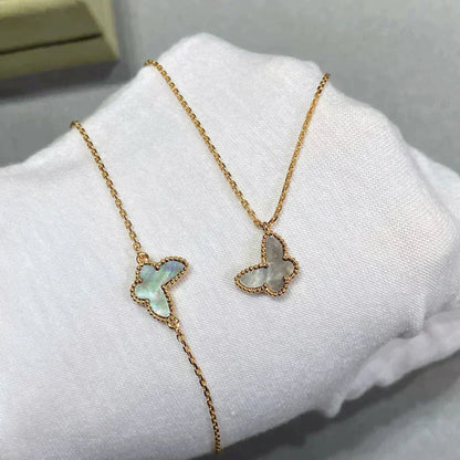 [Elowen Jewels]BUTTERFLY DARK MOP BUTTERFLY BRACELET