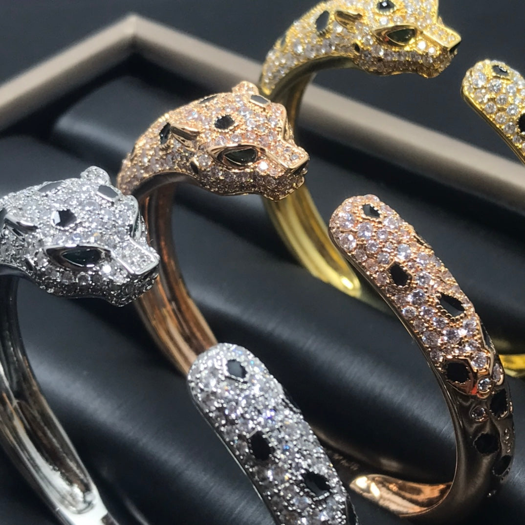 [Elowen Jewels]PANTHERE BIG BRACELET DIAMONDS