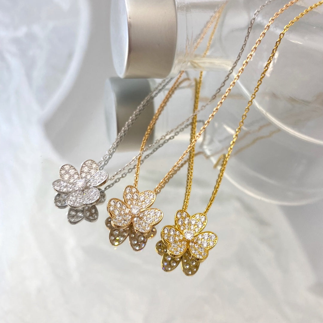 [Elowen Jewels]FLOWER DIAMOND NECKLACE