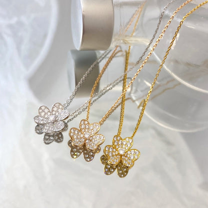 [Elowen Jewels]FLOWER DIAMOND NECKLACE
