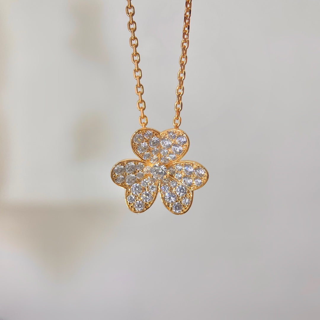 [Elowen Jewels]FLOWER DIAMOND NECKLACE