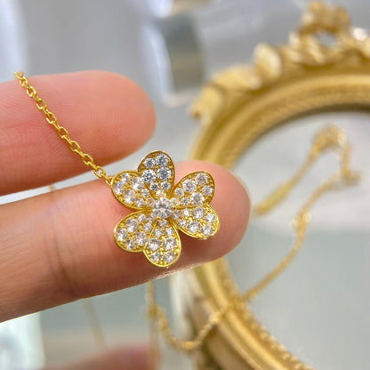 [Elowen Jewels]FLOWER DIAMOND NECKLACE