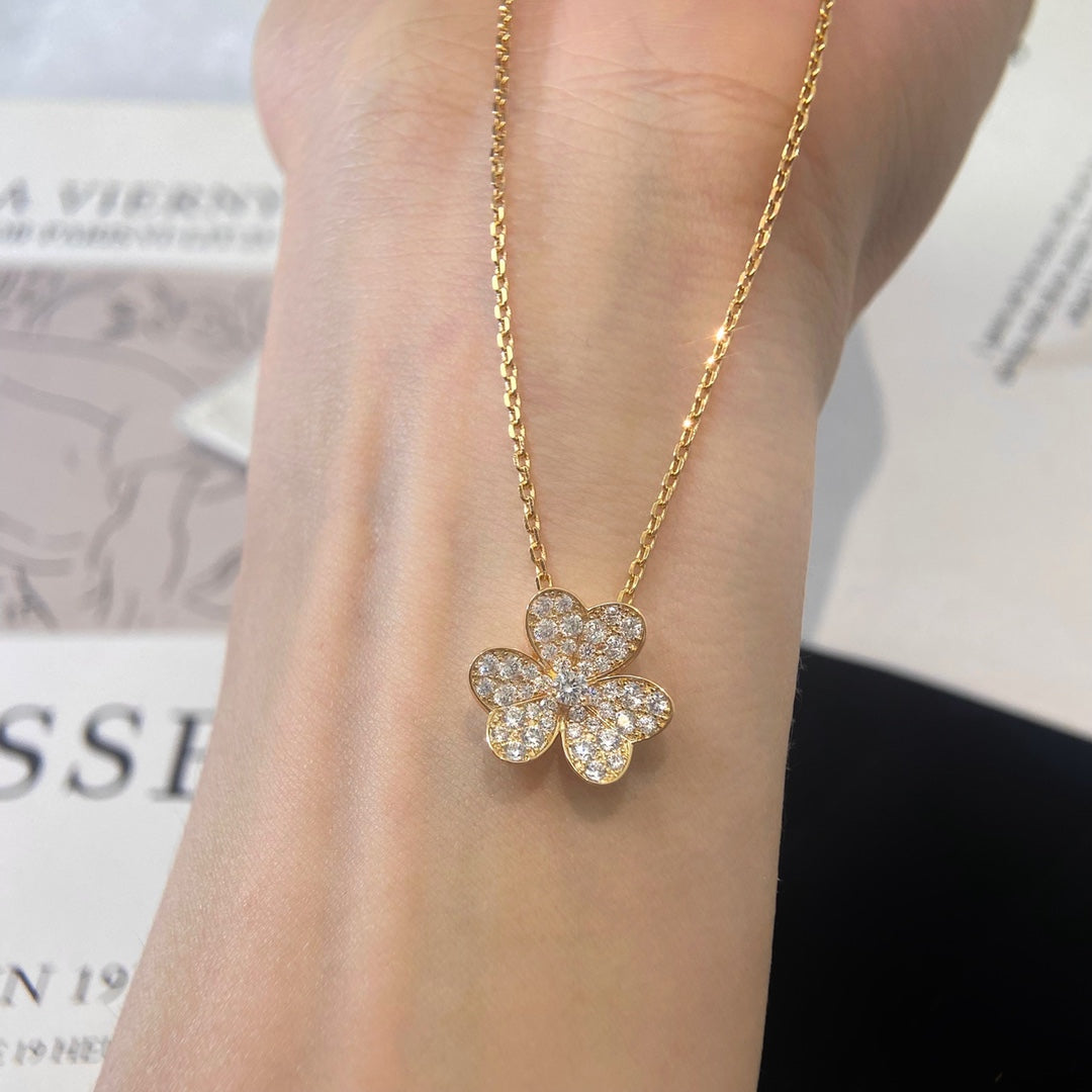 [Elowen Jewels]FLOWER DIAMOND NECKLACE