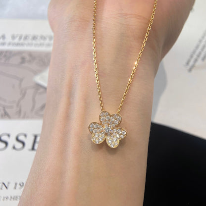[Elowen Jewels]FLOWER DIAMOND NECKLACE