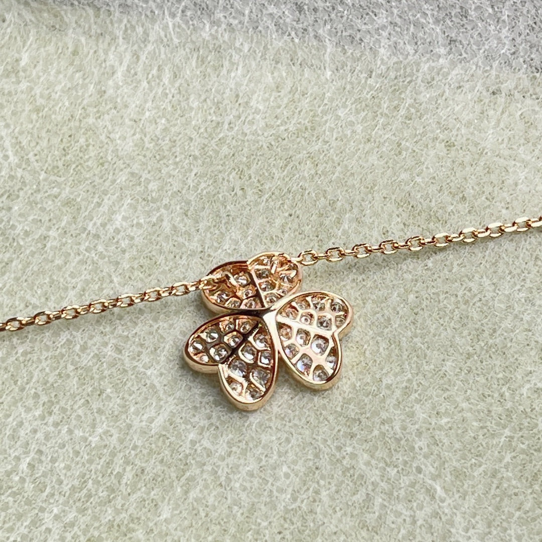 [Elowen Jewels]FLOWER DIAMOND NECKLACE