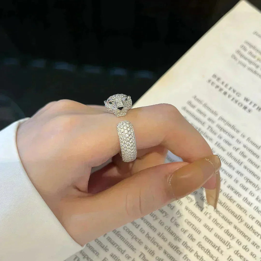 [Elowen Jewels]PANTHERE 5.5MM ALL DIAMOND RING