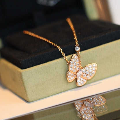 [Elowen Jewels]BUTTERFLY DIAMOND NECKLACE