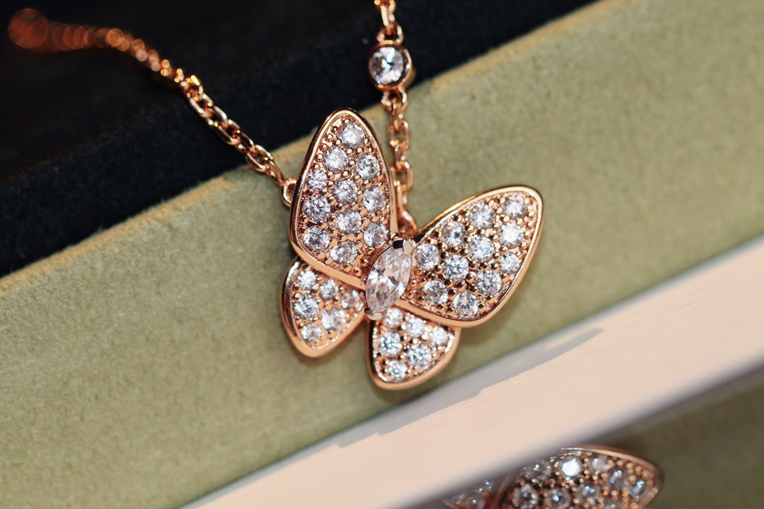 [Elowen Jewels]BUTTERFLY DIAMOND NECKLACE