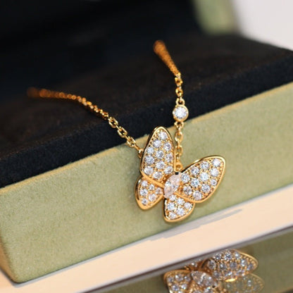 [Elowen Jewels]BUTTERFLY DIAMOND NECKLACE