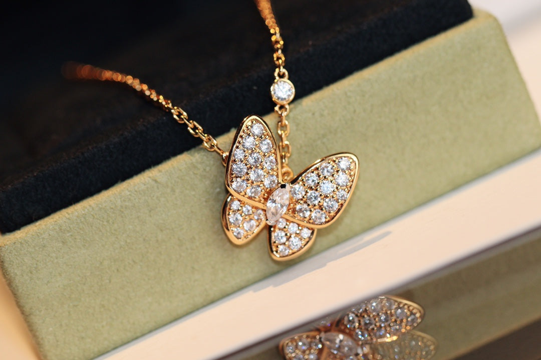 [Elowen Jewels]BUTTERFLY DIAMOND NECKLACE
