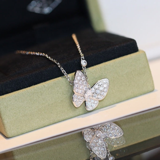 [Elowen Jewels]BUTTERFLY DIAMOND NECKLACE