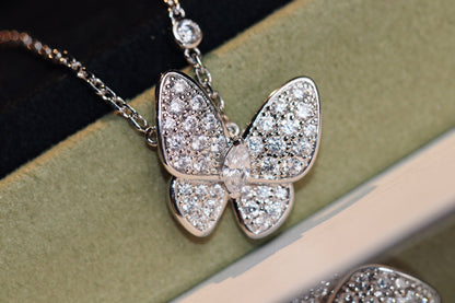 [Elowen Jewels]BUTTERFLY DIAMOND NECKLACE
