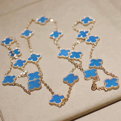 [Elowen Jewels]CLOVER 20 MOTIFS TURQUOISE GOLD