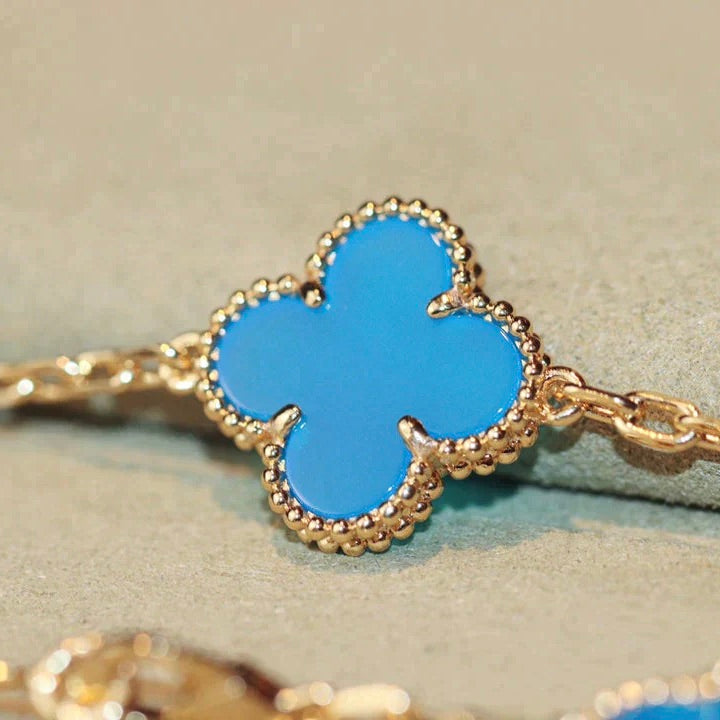 [Elowen Jewels]CLOVER 20 MOTIFS TURQUOISE GOLD