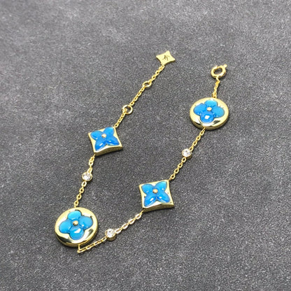 [Elowen Jewels]STAR AND SUN TURQUOISE 4 MOTIFS 3 DIAMONDS