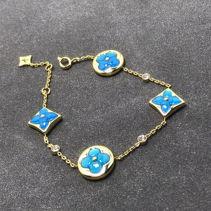 [Elowen Jewels]STAR AND SUN TURQUOISE 4 MOTIFS 3 DIAMONDS