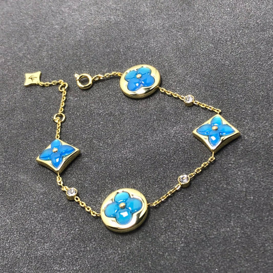 [Elowen Jewels]STAR AND SUN TURQUOISE 4 MOTIFS 3 DIAMONDS