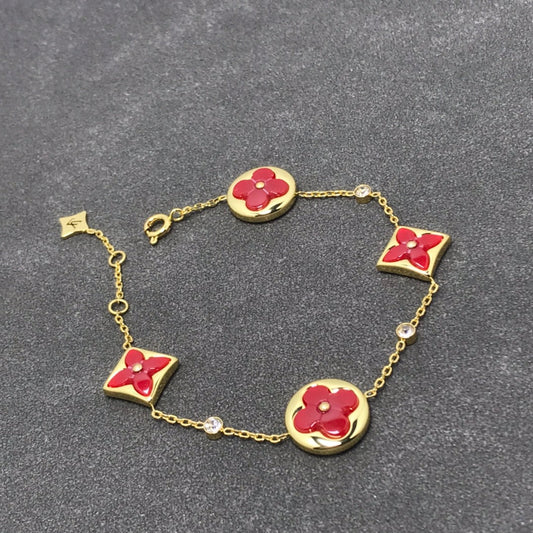 [Elowen Jewels]STAR AND SUN CARNELIAN 4 MOTIFS 3 DIAMONDS