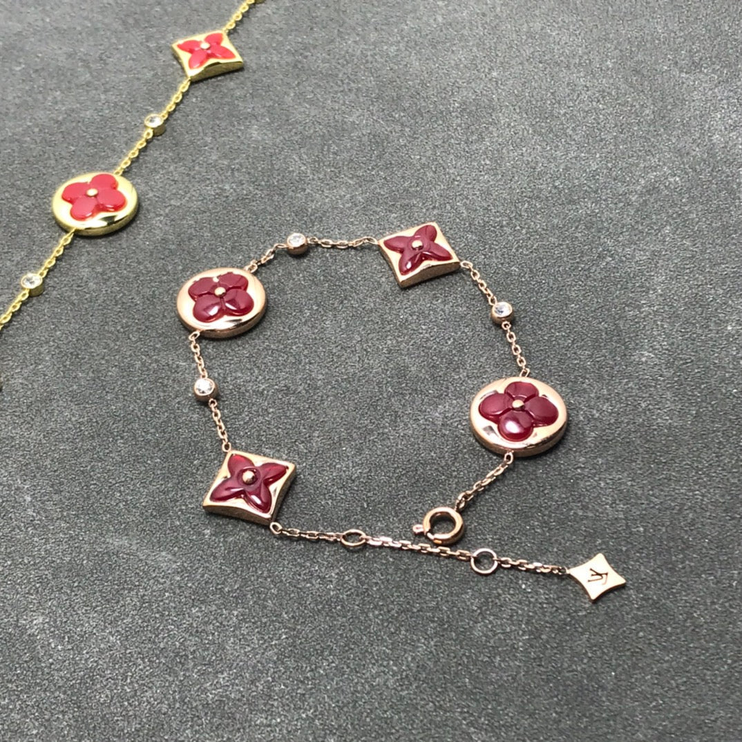 [Elowen Jewels]STAR AND SUN CARNELIAN 4 MOTIFS 3 DIAMONDS