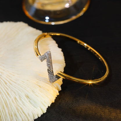 [Elowen Jewels]VOLTE UPSITE DOWN GOLD DIAMOND BRACELET