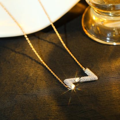 [Elowen Jewels]VOLT SILVER DIAMOND PEDANT NECKLACE