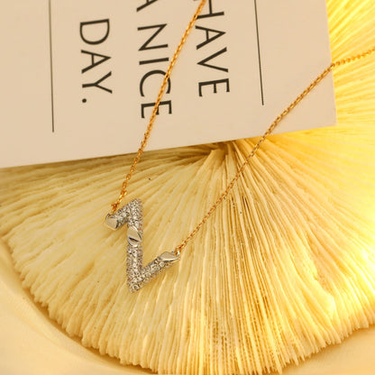 [Elowen Jewels]VOLT SILVER DIAMOND PEDANT NECKLACE