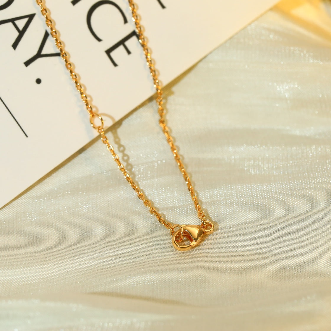 [Elowen Jewels]VOLT SILVER DIAMOND PEDANT NECKLACE